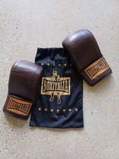 Box-Sack-Handschuhe, Seletti Italy, Leder, Vintage