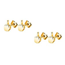  2 Pairs Ohrschmuck Damen Punk