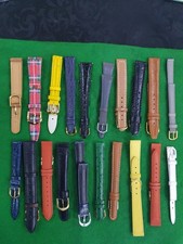 20 Lederarmbänder für Damenarmbanduhren Neu,Wie Neu