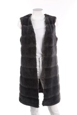 SHEIN Weste Kunstpelz Fake Fur S grau