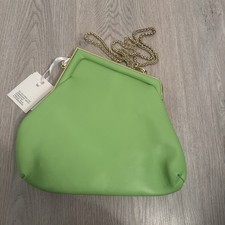 Damen Clutch Abendtasche Grün