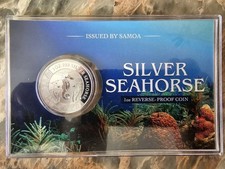 2108 1oz Silber Seepferdchen-
