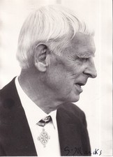 Gerhard Marcks - Bildhauer - großes Foto - original signiert