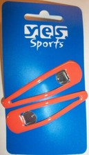 2x XL Haarspangen Orange