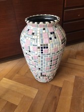 Vase Mosaik 50er Jahre Mid