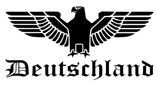 Deutschland adler aufkleber - deutschland,