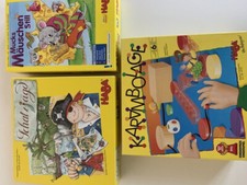 HABA Spielesammlung Karambolage, Schatzjag, Mucks Mäuschen still