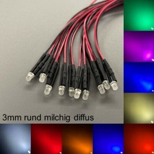 verkabelt 3mm LEDs rund