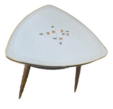 50er 60er Couchtisch grafisch Nierentisch Resopal  mid century  Vintage Muster