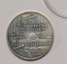 10 DM Deutsche Mark Sondermünze Deutsche Einheit