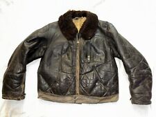 WK2 GRAU Fliegerjacke Luftwaffe L/XL IIB flight jacket leather Lederjacke German