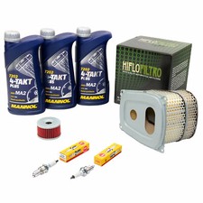 Wartungspaket für Suzuki DR 800 S BIG 1991- Öl 3L+Luftfilter+Ölfilter+Zündkerzen