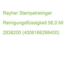 Rayher Stempelreiniger Reinigungsflüssigkeit 56,0 Ml 2838200 (4006166298400)