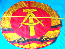 Großes orig. DDR Emblem Staatswappen Stoff (Durchmesser: 0,95-100cm), neuwertig