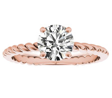 14K Roségold Lab-Grown