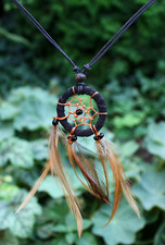 10 Halsketten Traumfänger Anhänger Schmuck Lederkette Dreamcatcher Kette Anhänge