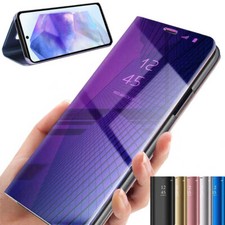 Hülle für Samsung Galaxy A55 Handytasche Schutzhülle Spiegel Hülle Flip Case