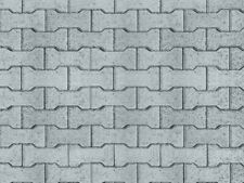 Vollmer 47372 Gehwegplatte Knochensteine aus Karton, 25 x 12,5 cm, Spur N