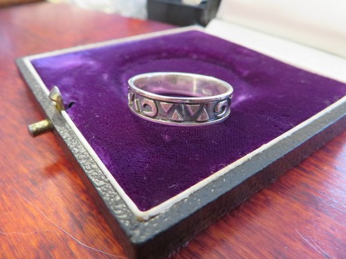 Großer 925 silber - ring, unisex
