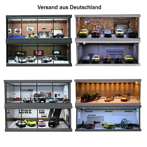 Diorama diecast garage - 1/43,