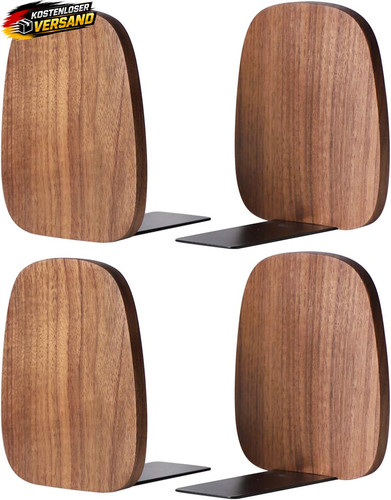 Buchstützen holz walnuss 2er - holz,