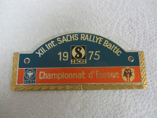 Rallye plakette adac - plakette,