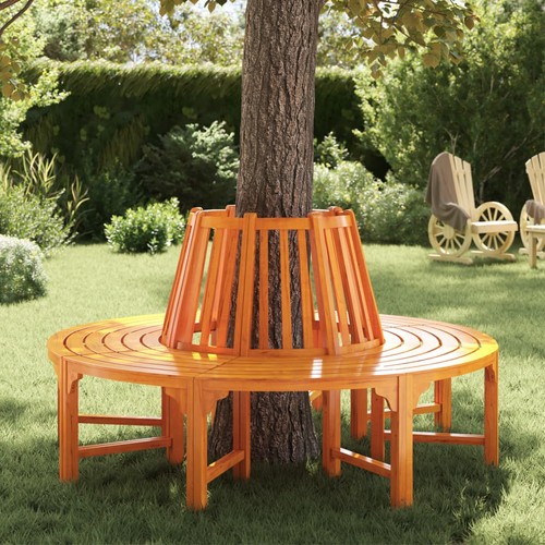 Rundbank baumbank holz - rundbank,