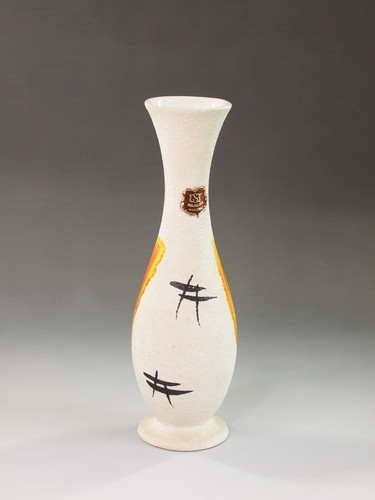 Est majolika handbemalte vase - est,