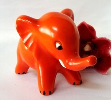 Original alte Hummel Porzellan Figur Elefant Glücksbringer / cj 756