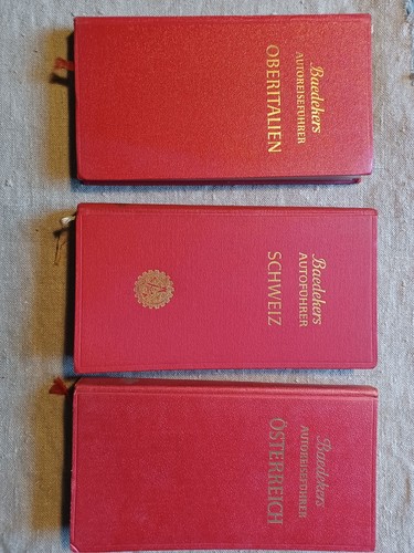 Baedeker reiseführer - 3x, baedeker´s