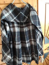 GERRY WEBER - Damen Kurzmantel- Poncho Style- Farbe: Braun - Mehrfarbig, Gr. 46