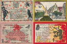 2 x 1 Mark Notgeld ENNIGERLOH Gemeinde 1.6.1921