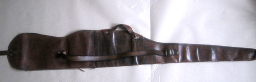 Vintage gewehr futteral braun - vintage,
