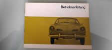 VW Karmann Ghia 1500 Coupe' u. Cabriolet  8/66 Betriebsanleitung