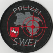 Polizei Niedersachsen  --  SWET --   Stoffabzeichen  --