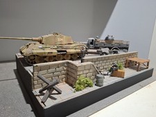 1:35 Straße Diorama WW2