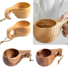 Trinkbecher aus Holz im