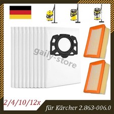 Staubsaugerbeutel & Filter Ersatz für Kärcher 2.863-006.0 WD4 WD5 WD6 MV4