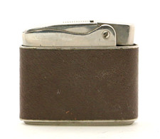 Rowenta Snip Benzinfeuerzeug Leder Feuerzeug 1950er /PV27