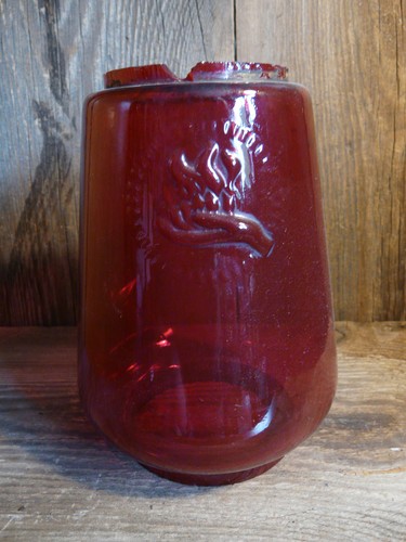 Feuerhand glas dunkelrot alt - feuerhand,