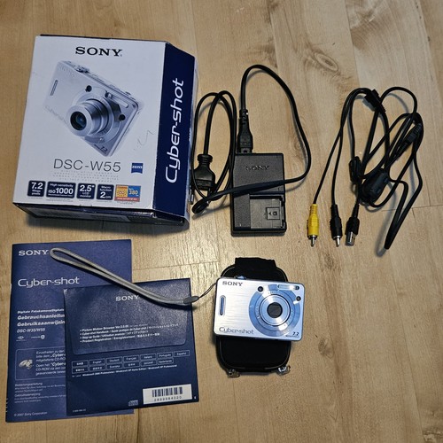 Sony cybershot dsc w55 - cybershot, dsc-w55