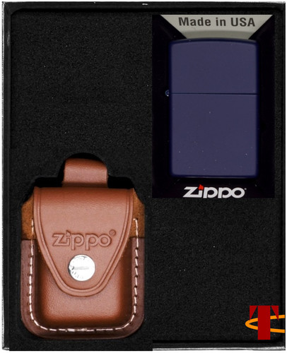 Zippo feuerzeug set navy - feuerzeug-set,