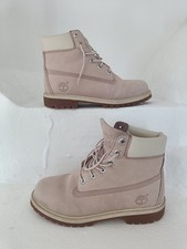 TIMBERLAND Schnürboots Rosa Gr 39   Velourleder Top Zustand