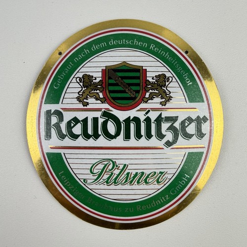 Zapfhahnschild reudnitzer - zapfhahnschild, "reudnitzer