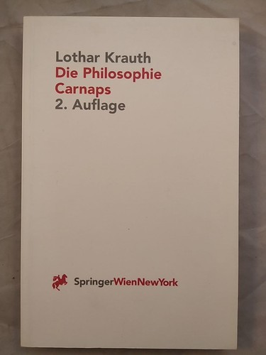 Die philosophie carnaps - philosophie,