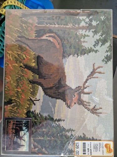 Gobelinbild stolzer hirsch - stolzer, 40