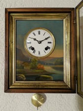 BILDERUHR,RAHMENUHR,ÖLBILD