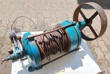 alte Seilwinde HEROS Typ 200 Vintage Traktor Unimog