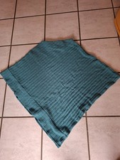 GRÜNER PONCHO / STRICKPONCHO, EINHEITSGRÖSSE