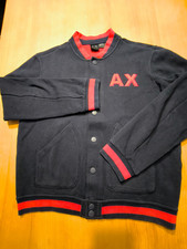 ARMANI EXCHANGE Sweatjacke   Gr. L  schwarz   Achselweite 58cm Collegejacke